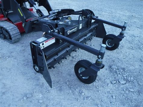 skid.com steer with grading rake|skid steer power rake attachment.